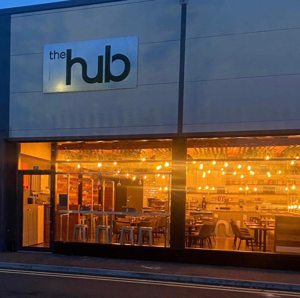 The Hub storefront at 25 Philip Murray Road